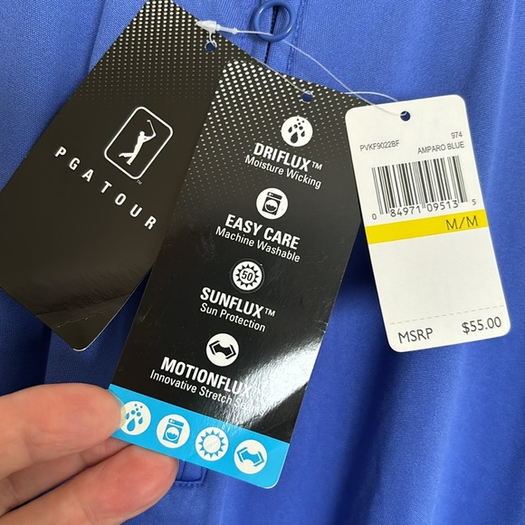 PGA Tour Women’s Sleeveless Top Amparo Blue Medium - Picture 4 of 6